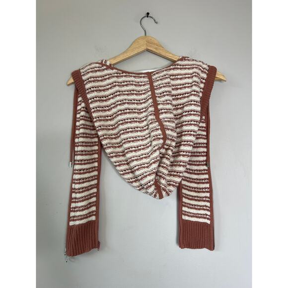 NEW Veronica Beard SHIKIA Striped Hoodie Dickey Size: 00-14 - Picture 6 of 7